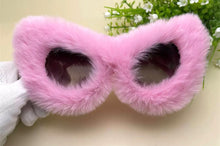 Load image into Gallery viewer, “CAT EYE FUR GLASSES”
