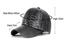 Load image into Gallery viewer, LEATHER CROCODILE HAT

